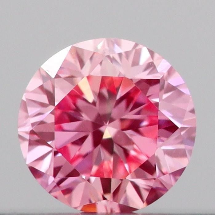 Loose Diamond - ROUND 0.15ct Fancy Vivid Pink VVS2 (1 of 1)