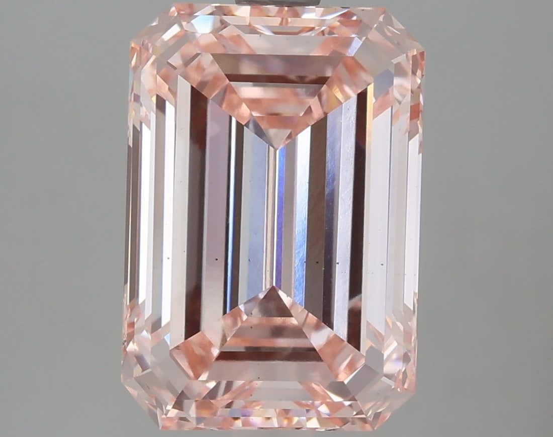 Loose Diamond - EMERALD 4.03ct Fancy Intense Pink VS2 (1 of 1)