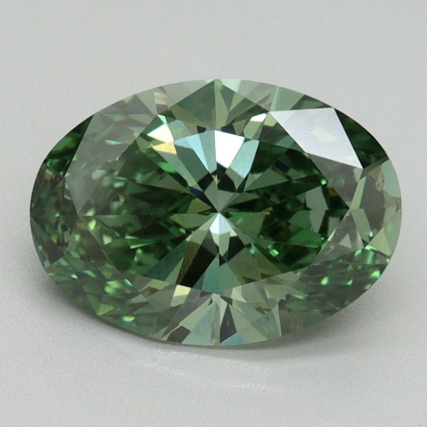Loose Diamond - OVAL 2.0ct Fancy Vivid Green VS2 (1 of 1)