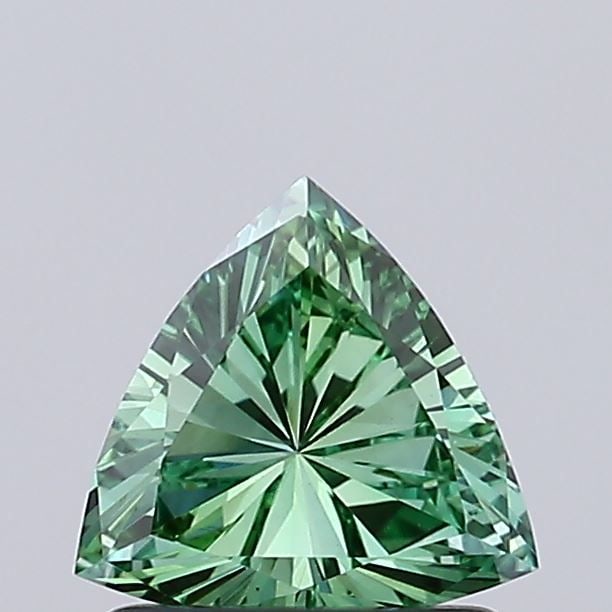 Loose Diamond - TRIANGULAR 0.68ct Fancy Vivid Green VS1 (1 of 1)
