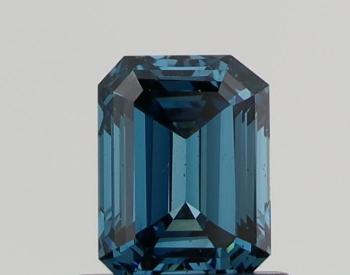 Loose Diamond - EMERALD 0.86ct Fancy Blue VS2: Loose Diamond - EMERALD 0.86ct Fancy Blue VS2 Source: This is a real non-mined Diamond that has been grown in a lab Shape: EMERALD Carats: 0.86 Color: Fancy Blue Certification: NONE Video: