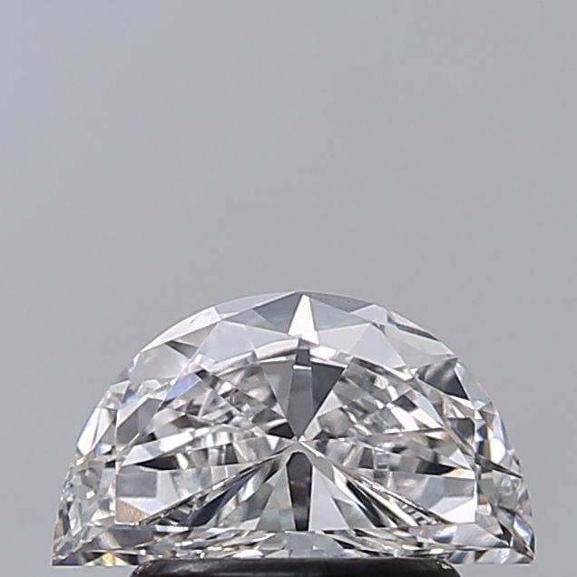 Loose Diamond - HALF MOON 0.93ct E VS1: Loose Diamond - HALF MOON 0.93ct E VS1 Source: This is a real non-mined Diamond that has been grown in a lab Shape: HALF MOON Carats: 0.93 Color: E Clarity: VS1 Certification: NONE Video: Video Link