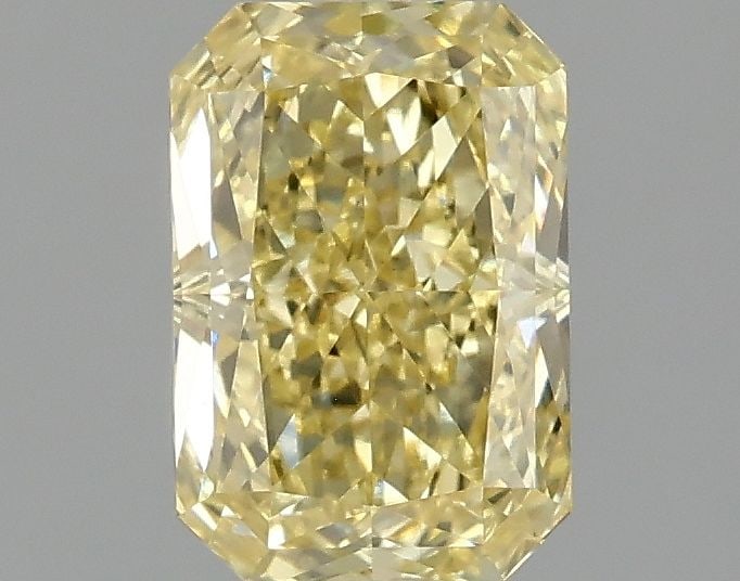 Loose Diamond - RADIANT 1.51ct Fancy Vivid Yellow VS2: Loose Diamond - RADIANT 1.51ct Fancy Vivid Yellow VS2 Source: This is a real non-mined Diamond that has been grown in a lab Shape: RADIANT Carats: 1.51 Color: Fancy Vivid Yellow Certification: IGI