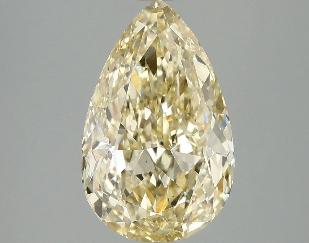 Loose Diamond - PEAR 3.0ct Fancy Intense Yellow VS1: Loose Diamond - PEAR 3.0ct Fancy Intense Yellow VS1 Source: This is a real non-mined Diamond that has been grown in a lab Shape: PEAR Carats: 3.0 Color: Fancy Intense Yellow Certification: IGI