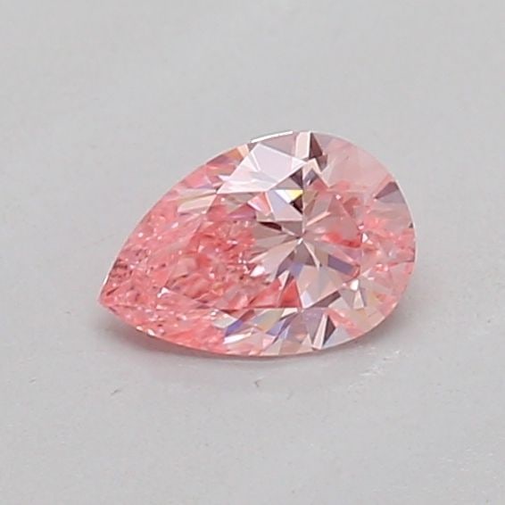 Loose Diamond - PEAR 0.18ct Fancy Vivid Pink VVS2: Loose Diamond - PEAR 0.18ct Fancy Vivid Pink VVS2 Source: This is a real non-mined Diamond that has been grown in a lab Shape: PEAR Carats: 0.18 Color: Fancy Vivid Pink Certification: IGI Video: