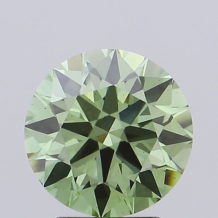 Ideal Loose Diamond - ROUND 2.57ct Fancy Vivid Green VS1: Ideal Loose Diamond - ROUND 2.57ct Fancy Vivid Green VS1 Source: This is a real non-mined Diamond that has been grown in a lab Shape: ROUND Carats: 2.57 Color: Fancy Vivid Green Certification: IGI