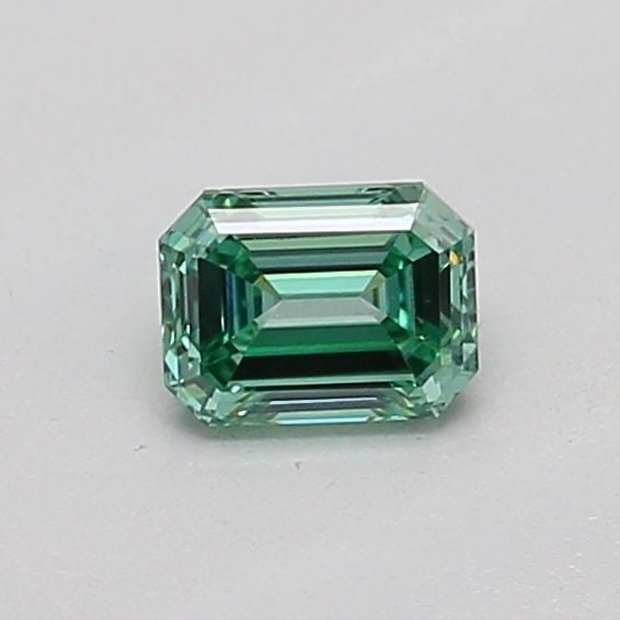 Loose Diamond - EMERALD 0.25ct Fancy Vivid Green VVS2: Loose Diamond - EMERALD 0.25ct Fancy Vivid Green VVS2 Source: This is a real non-mined Diamond that has been grown in a lab Shape: EMERALD Carats: 0.25 Color: Fancy Vivid Green Certification: IGI Addi