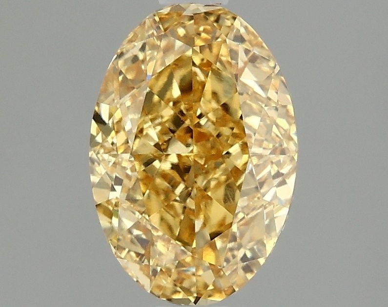 Loose Diamond - OVAL 1.97ct Fancy Vivid Yellow VVS2: Loose Diamond - OVAL 1.97ct Fancy Vivid Yellow VVS2 Source: This is a real non-mined Diamond that has been grown in a lab Shape: OVAL Carats: 1.97 Color: Fancy Vivid Yellow Certification: IGI Video:
