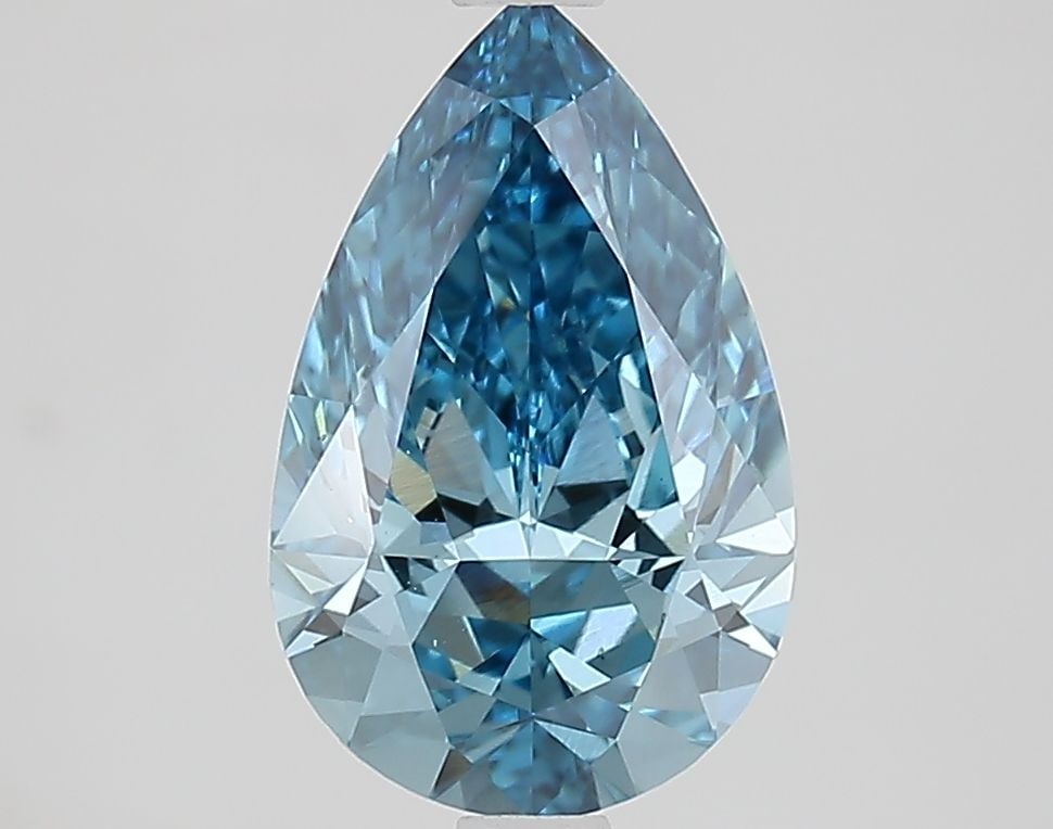 Loose Diamond - PEAR 2.0ct Fancy Vivid Blue VS1: Loose Diamond - PEAR 2.0ct Fancy Vivid Blue VS1 Source: This is a real non-mined Diamond that has been grown in a lab Shape: PEAR Carats: 2.0 Color: Fancy Vivid Blue Certification: IGI Video: Video
