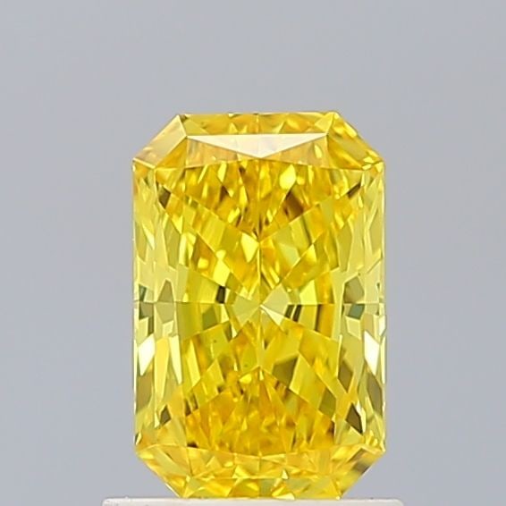 Loose Diamond - RADIANT 1.02ct Fancy Vivid Yellow VS2: Loose Diamond - RADIANT 1.02ct Fancy Vivid Yellow VS2 Source: This is a real non-mined Diamond that has been grown in a lab Shape: RADIANT Carats: 1.02 Color: Fancy Vivid Yellow Certification: IGI