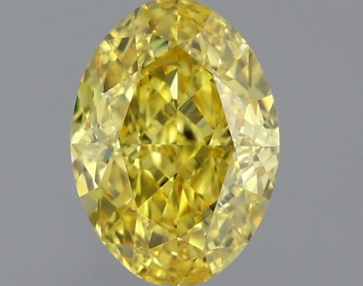 Loose Diamond - OVAL 1.15ct Fancy Vivid Yellow VVS2: Loose Diamond - OVAL 1.15ct Fancy Vivid Yellow VVS2 Source: This is a real non-mined Diamond that has been grown in a lab Shape: OVAL Carats: 1.15 Color: Fancy Vivid Yellow Certification: IGI Video: