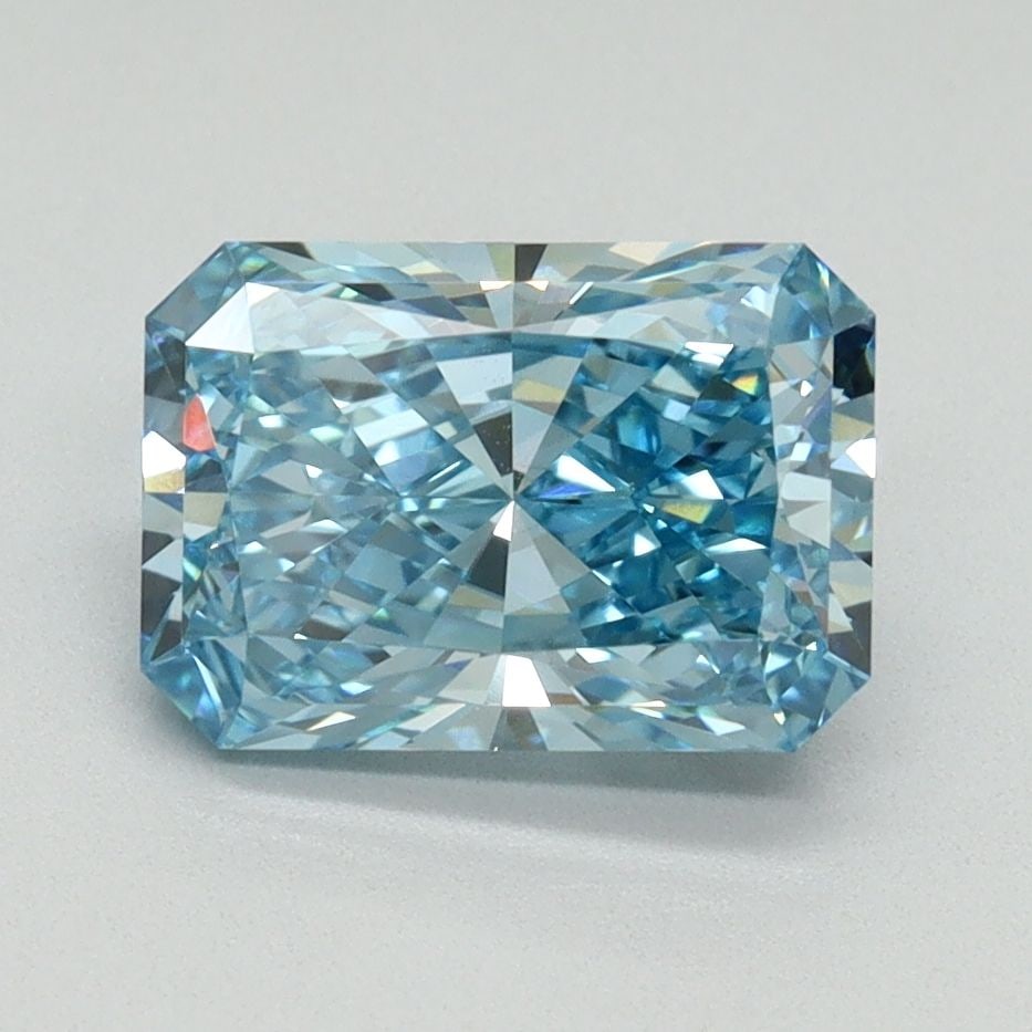Loose Diamond - RADIANT 2.01ct Fancy Vivid Blue VS1: Loose Diamond - RADIANT 2.01ct Fancy Vivid Blue VS1 Source: This is a real non-mined Diamond that has been grown in a lab Shape: RADIANT Carats: 2.01 Color: Fancy Vivid Blue Certification: IGI Video: