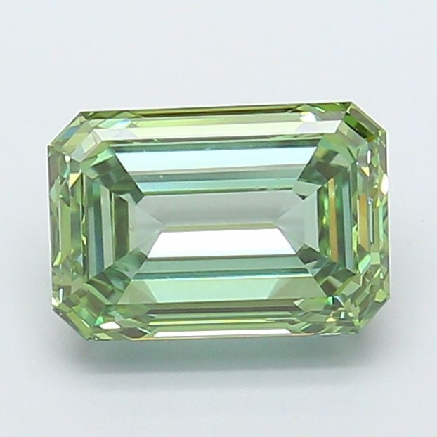 Loose Diamond - EMERALD 2.95ct Fancy Vivid Green VS1: Loose Diamond - EMERALD 2.95ct Fancy Vivid Green VS1 Source: This is a real non-mined Diamond that has been grown in a lab Shape: EMERALD Carats: 2.95 Color: Fancy Vivid Green Certification: IGI Video