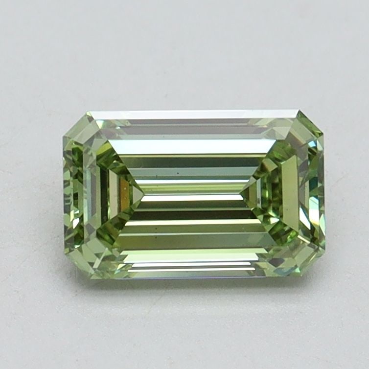 Loose Diamond - EMERALD 1.02ct Fancy Intense Green VS1: Loose Diamond - EMERALD 1.02ct Fancy Intense Green VS1 Source: This is a real non-mined Diamond that has been grown in a lab Shape: EMERALD Carats: 1.02 Color: Fancy Intense Green Certification: IGI V