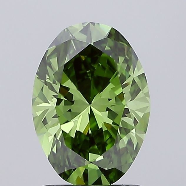 Loose Diamond - OVAL 1.52ct Fancy Vivid Green VVS2 (1 of 1)