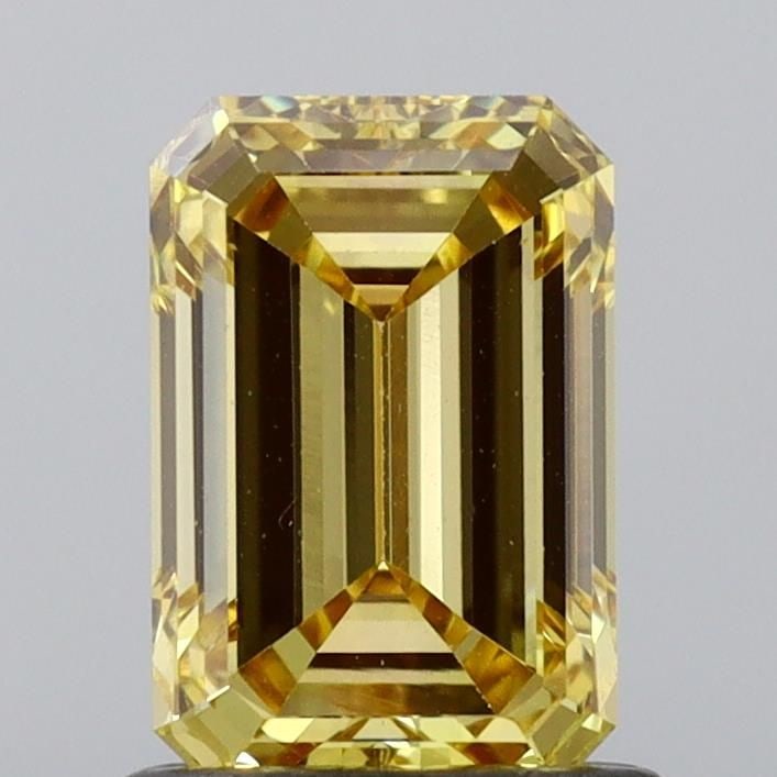 Loose Diamond - EMERALD 1.22ct Fancy Vivid Yellow VS1: Loose Diamond - EMERALD 1.22ct Fancy Vivid Yellow VS1 Source: This is a real non-mined Diamond that has been grown in a lab Shape: EMERALD Carats: 1.22 Color: Fancy Vivid Yellow Certification: NONE Vi