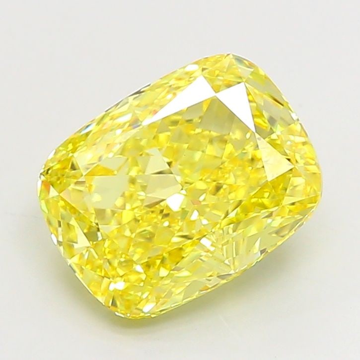 Loose Diamond - CUSHION MODIFIED 6.29ct Fancy Vivid Yellow VS1: Loose Diamond - CUSHION MODIFIED 6.29ct Fancy Vivid Yellow VS1 Source: This is a real non-mined Diamond that has been grown in a lab Shape: CUSHION MODIFIED Carats: 6.29 Color: Fancy Vivid Yellow Cert