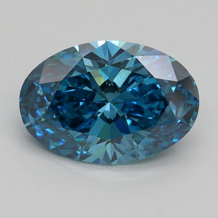 Loose Diamond - OVAL 1.57ct Fancy Vivid Blue VS2: Loose Diamond - OVAL 1.57ct Fancy Vivid Blue VS2 Source: This is a real non-mined Diamond that has been grown in a lab Shape: OVAL Carats: 1.57 Color: Fancy Vivid Blue Certification: IGI Video: