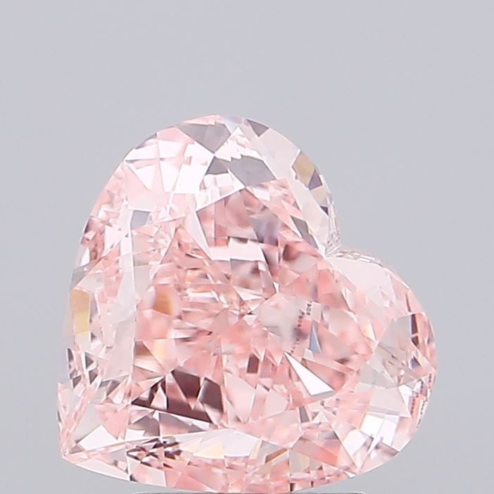 Loose Diamond - HEART 3.22ct Fancy Vivid Pink VS1: Loose Diamond - HEART 3.22ct Fancy Vivid Pink VS1 Source: This is a real non-mined Diamond that has been grown in a lab Shape: HEART Carats: 3.22 Color: Fancy Vivid Pink Certification: IGI Video: