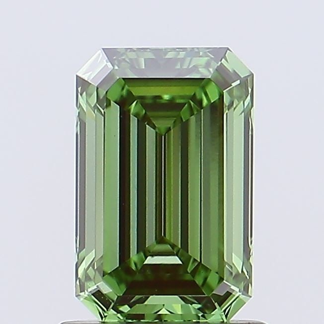 Loose Diamond - EMERALD 1.02ct Fancy Vivid Green VVS2 (1 of 1)