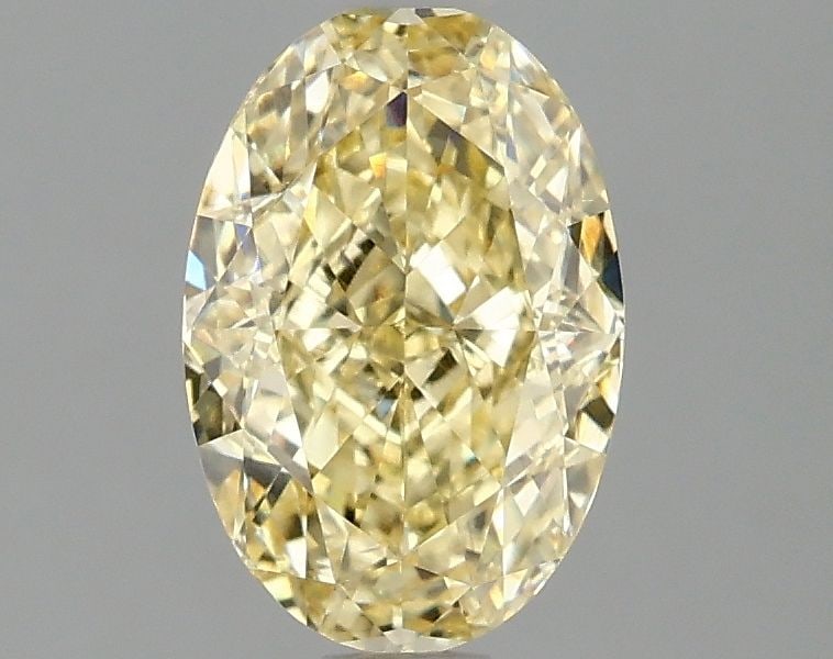 Loose Diamond - OVAL 1.57ct Fancy Intense Yellow VS1: Loose Diamond - OVAL 1.57ct Fancy Intense Yellow VS1 Source: This is a real non-mined Diamond that has been grown in a lab Shape: OVAL Carats: 1.57 Color: Fancy Intense Yellow Certification: IGI Video