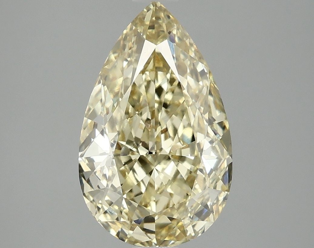 Loose Diamond - PEAR 3.09ct Fancy Intense Yellow VS1: Loose Diamond - PEAR 3.09ct Fancy Intense Yellow VS1 Source: This is a real non-mined Diamond that has been grown in a lab Shape: PEAR Carats: 3.09 Color: Fancy Intense Yellow Certification: IGI