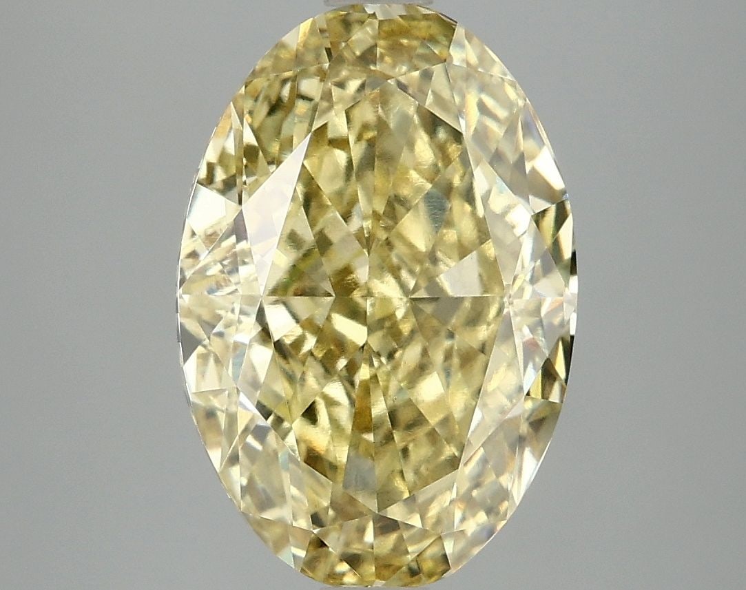 Loose Diamond - OVAL 5.09ct Fancy Intense Yellow VS1: Loose Diamond - OVAL 5.09ct Fancy Intense Yellow VS1 Source: This is a real non-mined Diamond that has been grown in a lab Shape: OVAL Carats: 5.09 Color: Fancy Intense Yellow Certification: IGI