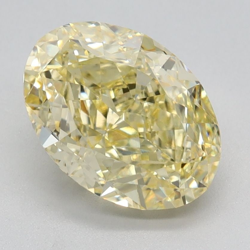 Loose Diamond - OVAL 2.16ct Fancy Intense Yellow VVS2: Loose Diamond - OVAL 2.16ct Fancy Intense Yellow VVS2 Source: This is a real non-mined Diamond that has been grown in a lab Shape: OVAL Carats: 2.16 Color: Fancy Intense Yellow Certification: IGI Vide