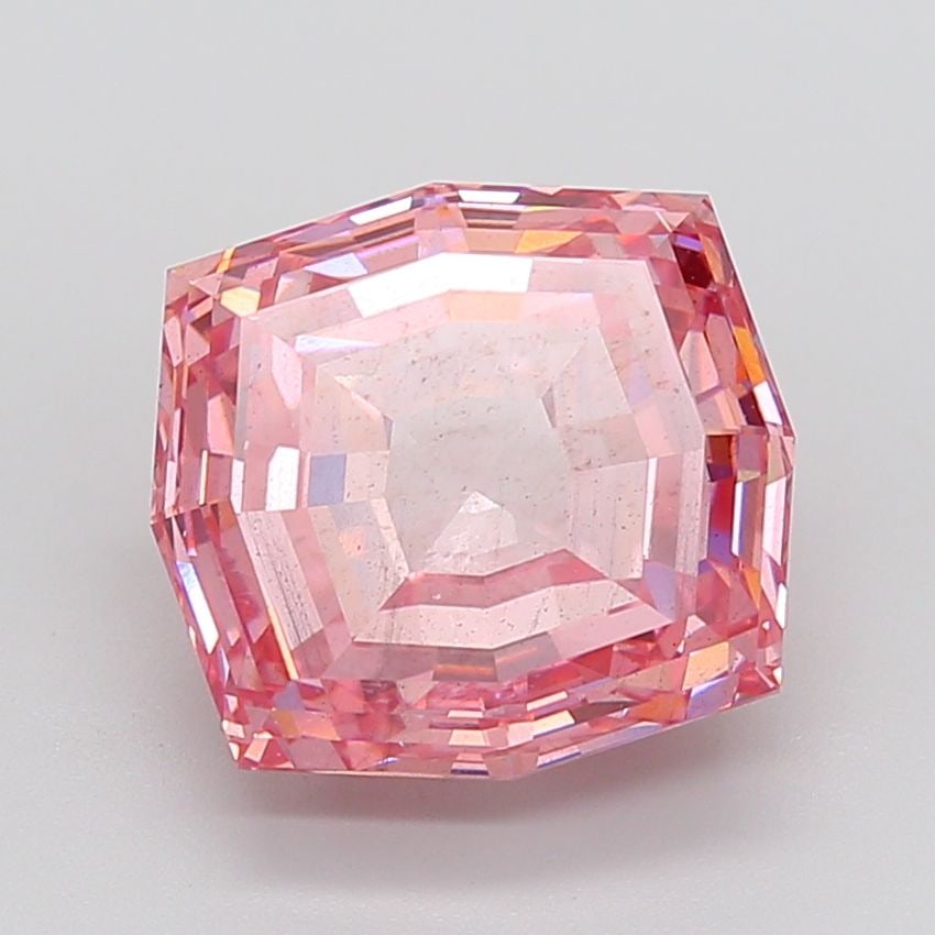 Loose Diamond - OCTAGONAL 8.35ct Fancy Intense Pink SI1: Loose Diamond - OCTAGONAL 8.35ct Fancy Intense Pink SI1 Source: This is a real non-mined Diamond that has been grown in a lab Shape: OCTAGONAL Carats: 8.35 Color: Fancy Intense Pink Certification: IGI
