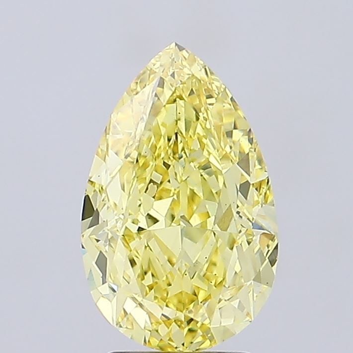 Loose Diamond - PEAR 4.1ct Fancy Intense Yellow VS1: Loose Diamond - PEAR 4.1ct Fancy Intense Yellow VS1 Source: This is a real non-mined Diamond that has been grown in a lab Shape: PEAR Carats: 4.1 Color: Fancy Intense Yellow Certification: IGI Video: