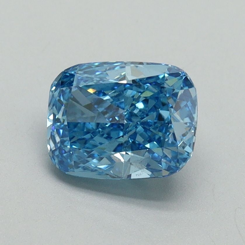 Loose Diamond - CUSHION MODIFIED 1.2ct Fancy Vivid Blue VS2: Loose Diamond - CUSHION MODIFIED 1.2ct Fancy Vivid Blue VS2 Source: This is a real non-mined Diamond that has been grown in a lab Shape: CUSHION MODIFIED Carats: 1.2 Color: Fancy Vivid Blue Certificat