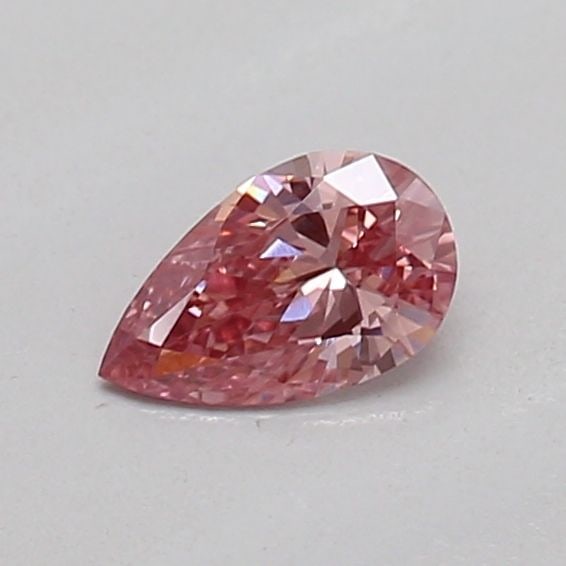 Loose Diamond - PEAR 0.16ct Fancy Vivid Pink VS1 (1 of 1)