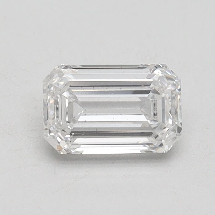 Loose Diamond - EMERALD 0.6ct E VS2: Loose Diamond - EMERALD 0.6ct E VS2 Source: This is a real non-mined Diamond that has been grown in a lab Shape: EMERALD Carats: 0.6 Color: E Clarity: VS2 Certification: IGI Video: