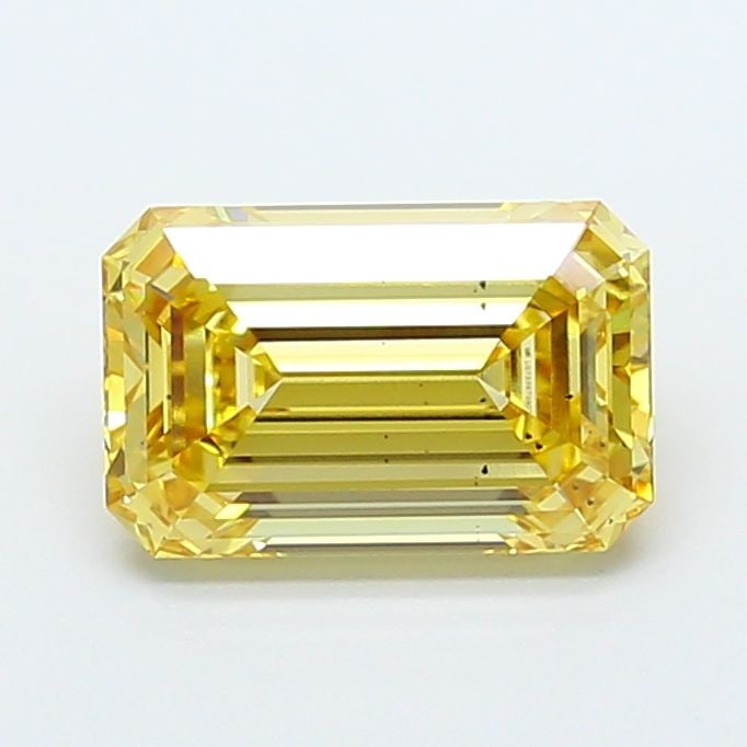 Loose Diamond - EMERALD 3.05ct Fancy Intense Yellow SI1: Loose Diamond - EMERALD 3.05ct Fancy Intense Yellow SI1 Source: This is a real non-mined Diamond that has been grown in a lab Shape: EMERALD Carats: 3.05 Color: Fancy Intense Yellow Certification: