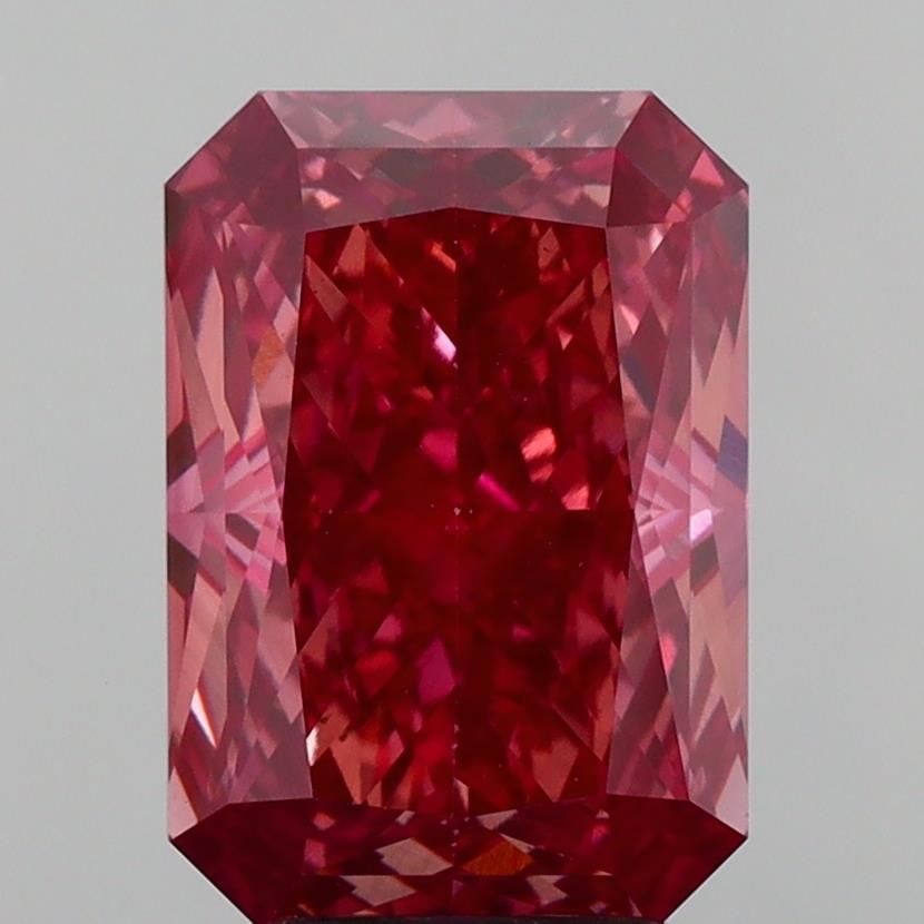 Loose Diamond - RADIANT 5.11ct Fancy Vivid Brownish Pink VS2: Loose Diamond - RADIANT 5.11ct Fancy Vivid Brownish Pink VS2 Source: This is a real non-mined Diamond that has been grown in a lab Shape: RADIANT Carats: 5.11 Color: Fancy Vivid Brownish Pink Certific