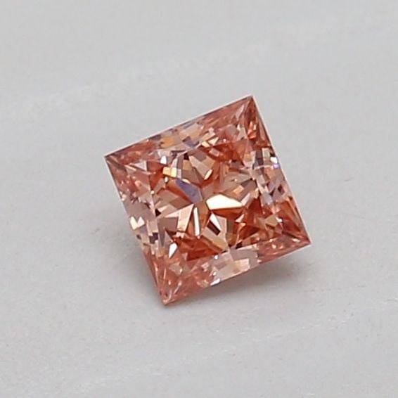 Loose Diamond - PRINCESS 0.15ct Fancy Intense Brownish Pink SI1 (1 of 1)