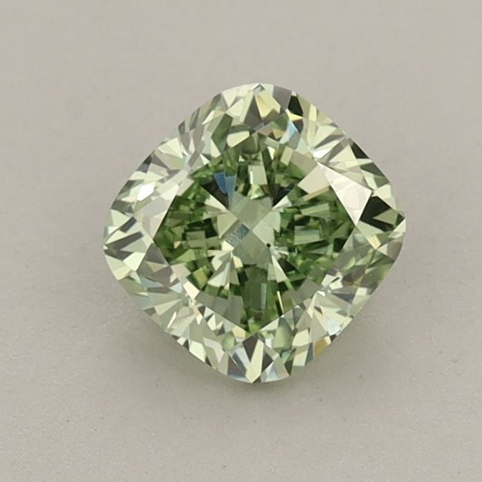 Loose Diamond - CUSHION BRILLIANT 0.79ct Fancy Vivid Green VS2: Loose Diamond - CUSHION BRILLIANT 0.79ct Fancy Vivid Green VS2 Source: This is a real non-mined Diamond that has been grown in a lab Shape: CUSHION BRILLIANT Carats: 0.79 Color: Fancy Vivid Green Cert