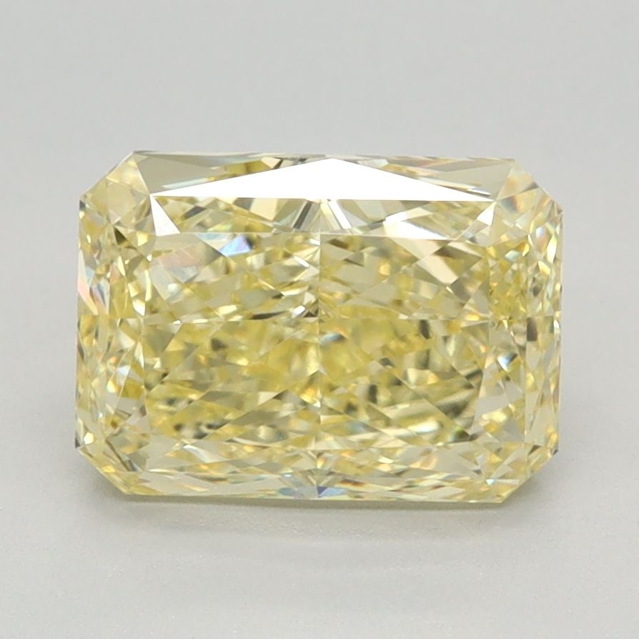 Loose Diamond - RADIANT 2.17ct Fancy Intense Yellow VVS2: Loose Diamond - RADIANT 2.17ct Fancy Intense Yellow VVS2 Source: This is a real non-mined Diamond that has been grown in a lab Shape: RADIANT Carats: 2.17 Color: Fancy Intense Yellow Certification: