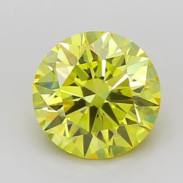 Ideal Loose Diamond - ROUND 1.54ct Fancy Vivid Yellow VVS2: Ideal Loose Diamond - ROUND 1.54ct Fancy Vivid Yellow VVS2 Source: This is a real non-mined Diamond that has been grown in a lab Shape: ROUND Carats: 1.54 Color: Fancy Vivid Yellow Certification: