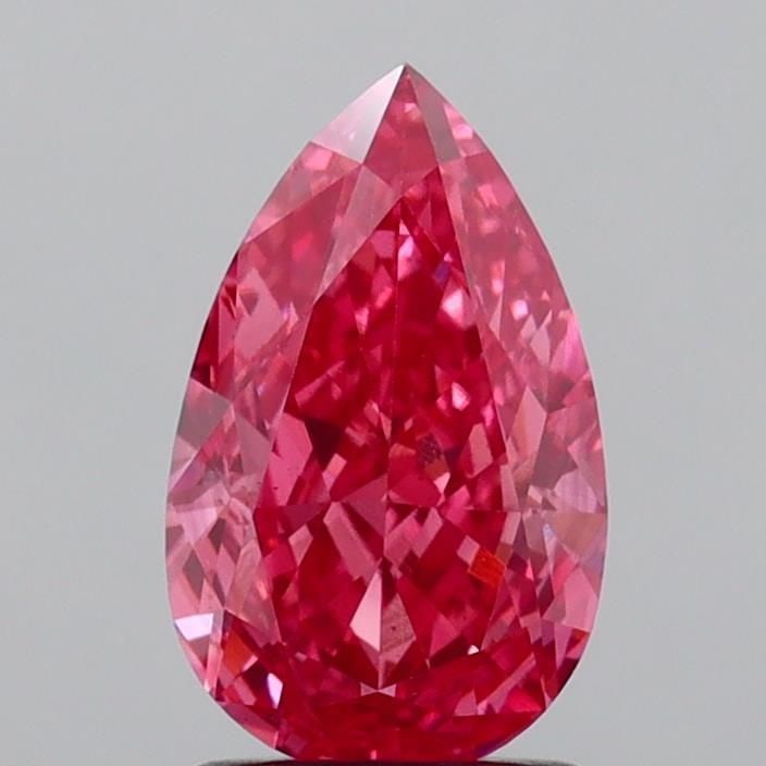Loose Diamond - PEAR 2.06ct Fancy Vivid Pink VS1: Loose Diamond - PEAR 2.06ct Fancy Vivid Pink VS1 Source: This is a real non-mined Diamond that has been grown in a lab Shape: PEAR Carats: 2.06 Color: Fancy Vivid Pink Certification: IGI Video: