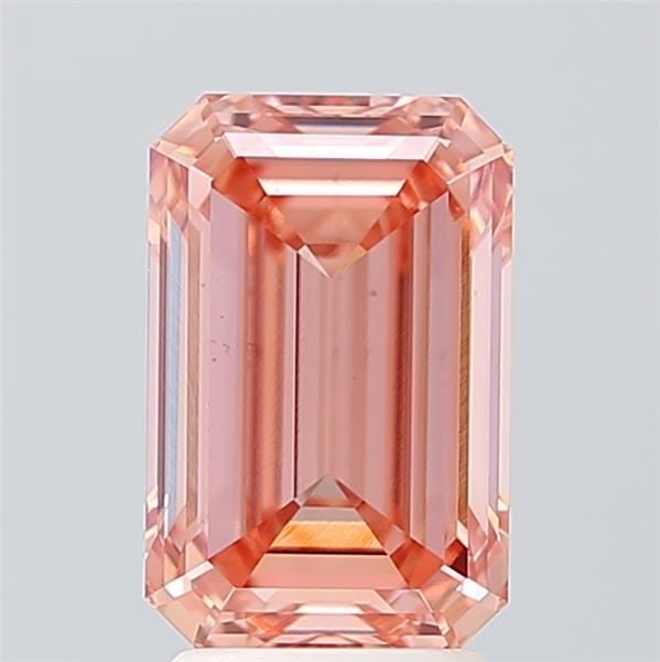 Loose Diamond - EMERALD 2.93ct Fancy Intense Brown Pink VS1: Loose Diamond - EMERALD 2.93ct Fancy Intense Brown Pink VS1 Source: This is a real non-mined Diamond that has been grown in a lab Shape: EMERALD Carats: 2.93 Color: Fancy Intense Brown Pink Certificat