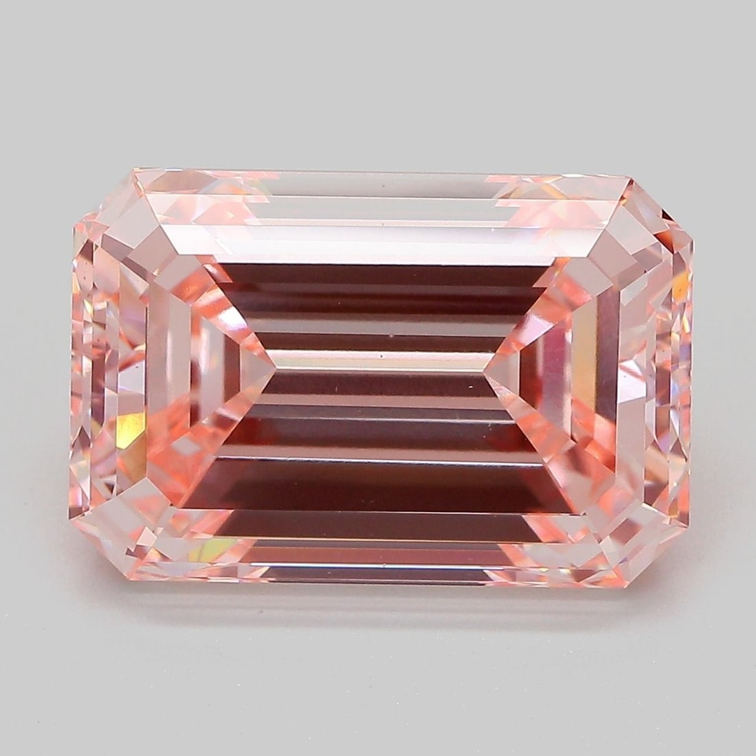 Loose Diamond - EMERALD 10.04ct Fancy Intense Pink VS1: Loose Diamond - EMERALD 10.04ct Fancy Intense Pink VS1 Source: This is a real non-mined Diamond that has been grown in a lab Shape: EMERALD Carats: 10.04 Color: Fancy Intense Pink Certification: IGI