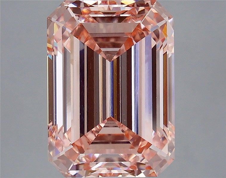 Loose Diamond - EMERALD 7.37ct Fancy Intense Pink VS1: Loose Diamond - EMERALD 7.37ct Fancy Intense Pink VS1 Source: This is a real non-mined Diamond that has been grown in a lab Shape: EMERALD Carats: 7.37 Color: Fancy Intense Pink Certification: IGI Vid