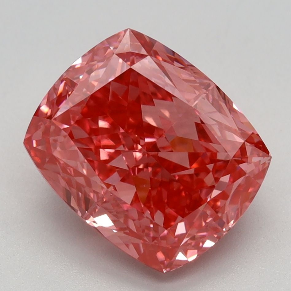 Loose Diamond - CUSHION MODIFIED 3.22ct Fancy Vivid Pink VS1: Loose Diamond - CUSHION MODIFIED 3.22ct Fancy Vivid Pink VS1 Source: This is a real non-mined Diamond that has been grown in a lab Shape: CUSHION MODIFIED Carats: 3.22 Color: Fancy Vivid Pink