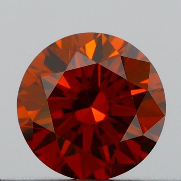 Loose Diamond - ROUND 0.27ct Fancy Deep Orange VVS2: Loose Diamond - ROUND 0.27ct Fancy Deep Orange VVS2 Source: This is a real non-mined Diamond that has been grown in a lab Shape: ROUND Carats: 0.27 Color: Fancy Deep Orange Certification: IGI Video: