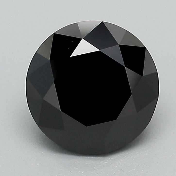 Loose Diamond - ROUND 1.87ct Fancy Black (1 of 1)