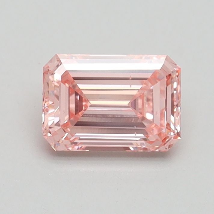 Loose Diamond - EMERALD 0.7ct Fancy Vivid Pink VS2: Loose Diamond - EMERALD 0.7ct Fancy Vivid Pink VS2 Source: This is a real non-mined Diamond that has been grown in a lab Shape: EMERALD Carats: 0.7 Color: Fancy Vivid Pink Certification: IGI Video: