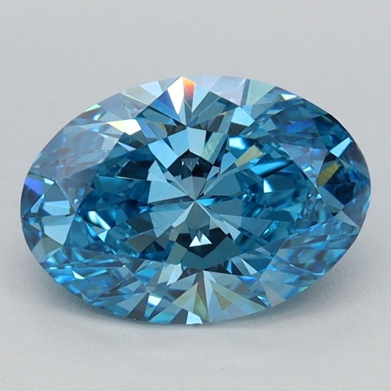 Loose Diamond - OVAL 1.04ct Fancy Vivid Blue VS1: Loose Diamond - OVAL 1.04ct Fancy Vivid Blue VS1 Source: This is a real non-mined Diamond that has been grown in a lab Shape: OVAL Carats: 1.04 Color: Fancy Vivid Blue Certification: IGI Video: