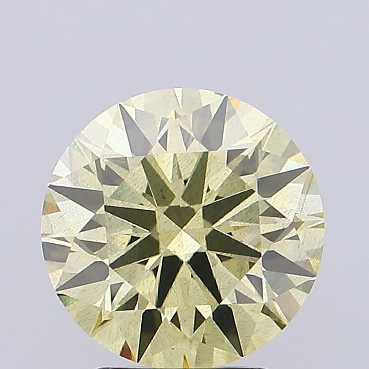Ideal Loose Diamond - ROUND 2.03ct Fancy Yellow SI2: Ideal Loose Diamond - ROUND 2.03ct Fancy Yellow SI2 Source: This is a real non-mined Diamond that has been grown in a lab Shape: ROUND Carats: 2.03 Color: Fancy Yellow Certification: IGI Video: