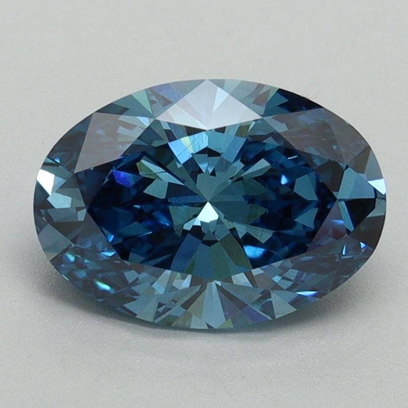 Loose Diamond - OVAL 1.65ct Fancy Vivid Blue VS2: Loose Diamond - OVAL 1.65ct Fancy Vivid Blue VS2 Source: This is a real non-mined Diamond that has been grown in a lab Shape: OVAL Carats: 1.65 Color: Fancy Vivid Blue Certification: IGI Video: